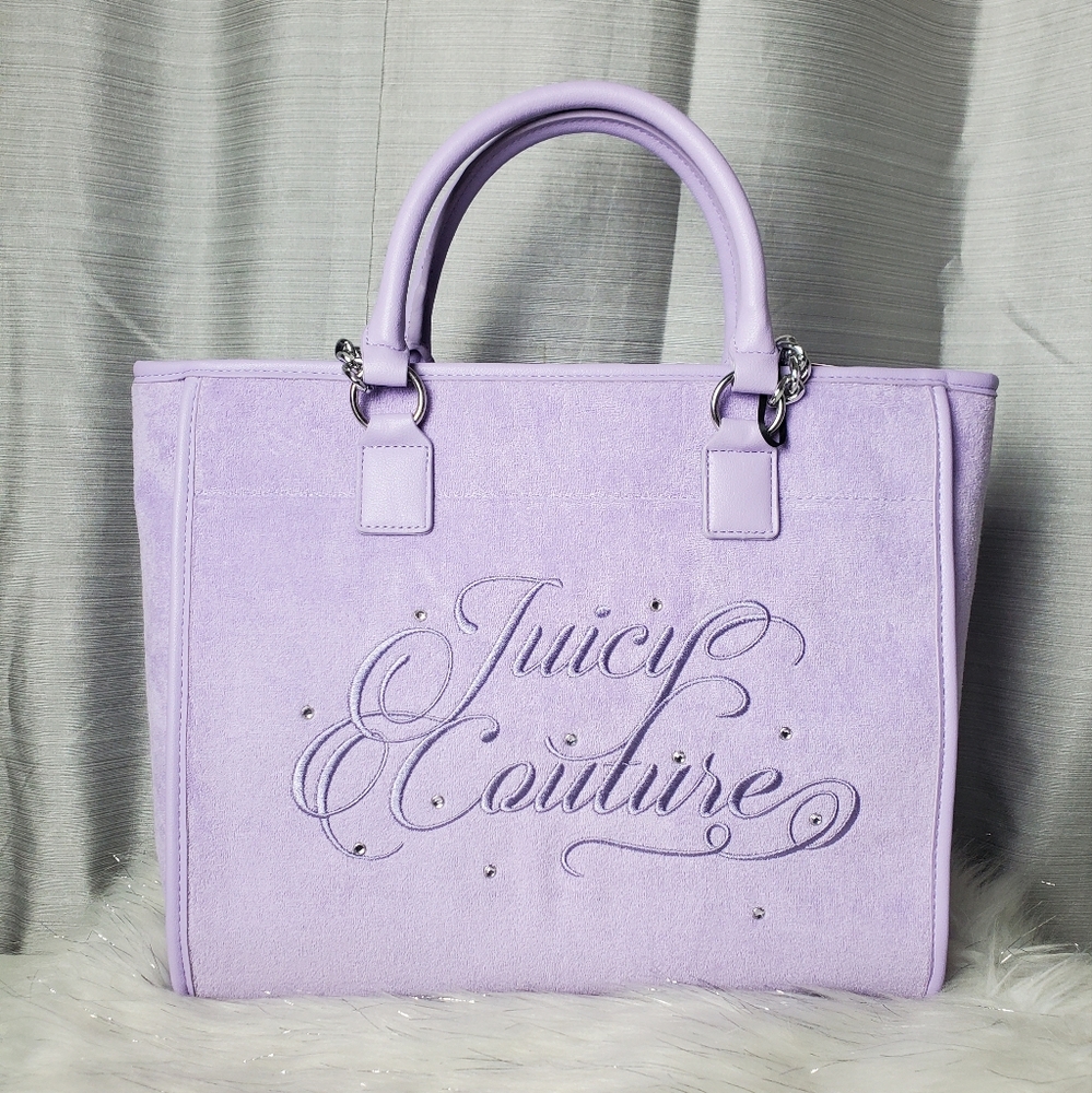 JUICY COUTURE lavender juicy beach couture tote - Picture 3 of 8